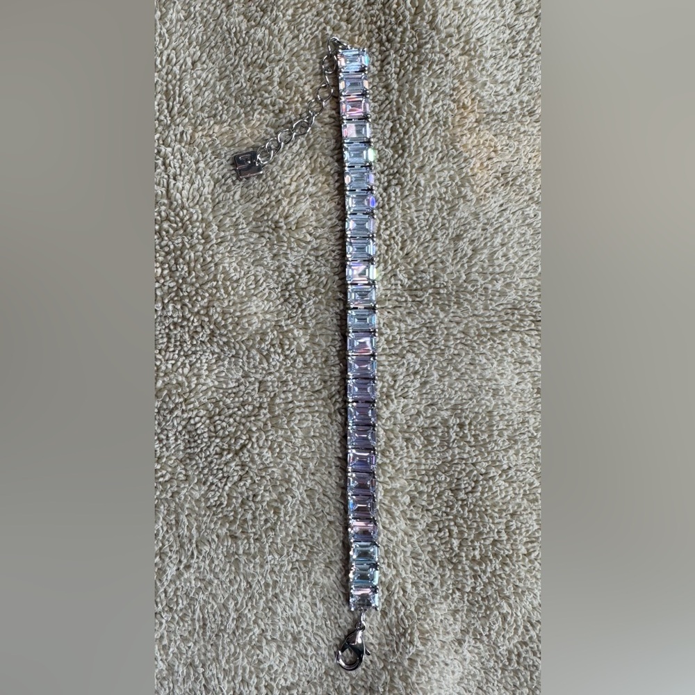 Park Lane Silver Clear Impression Bracelet